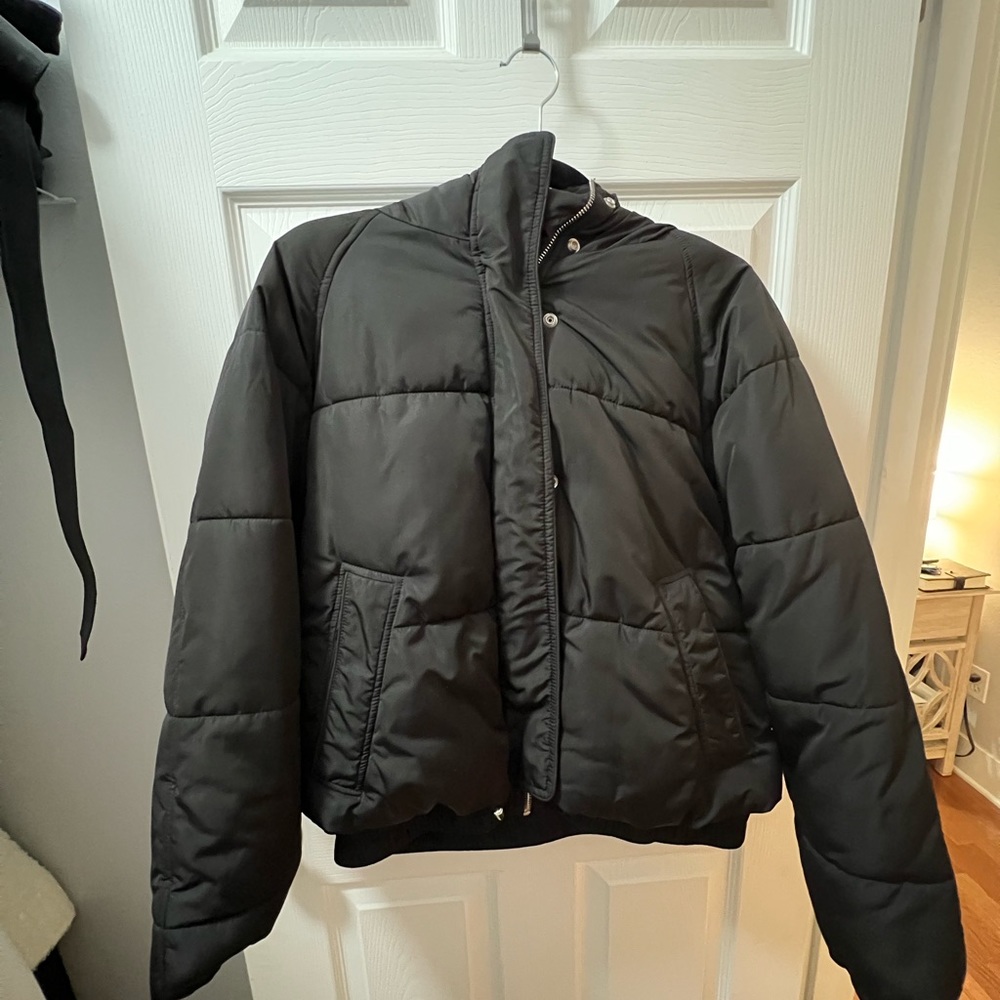 Zara TRF Puffer in Black